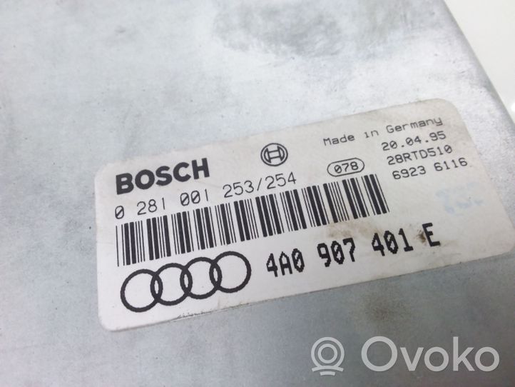 Audi A6 S6 C4 4A Variklio valdymo blokas 0281001253
