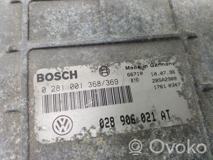Volkswagen PASSAT B4 Centralina/modulo del motore 0281001368