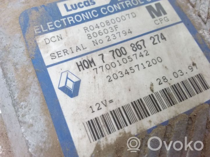 Mitsubishi Carisma Sterownik / Moduł ECU 7700867274