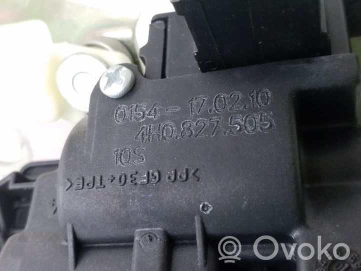 Audi A8 S8 D4 4H Tailgate/trunk/boot lock/catch/latch 4H0827505