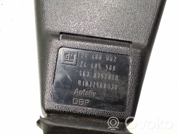 Opel Omega B2 Boucle de ceinture de sécurité avant 24406662