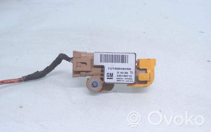 Opel Combo C Sensore d’urto/d'impatto apertura airbag 13143354