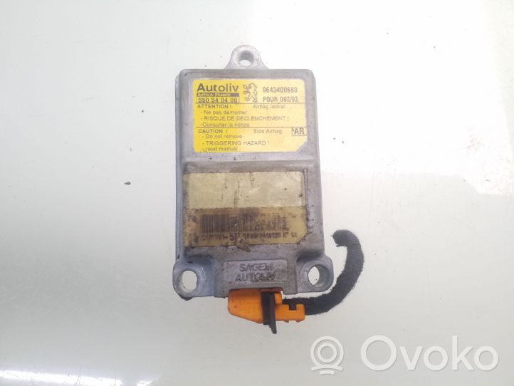 Peugeot 406 Sensore d’urto/d'impatto apertura airbag 9643400680