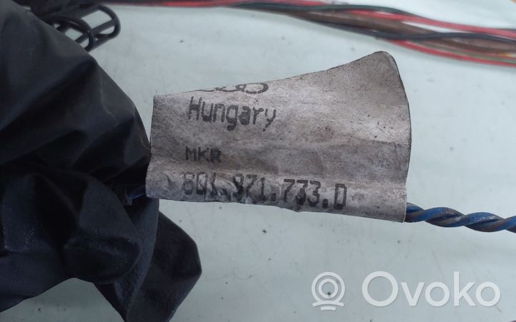 Audi A4 S4 B5 8D Wiązka przewodów drzwi przednich 8D1971733D