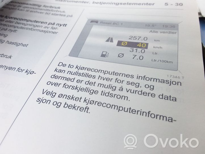 Opel Zafira B User manual 