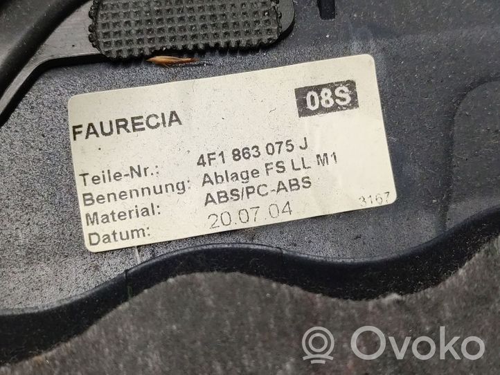 Audi A6 S6 C6 4F Kojelaudan alempi verhoilu 4F1863075J
