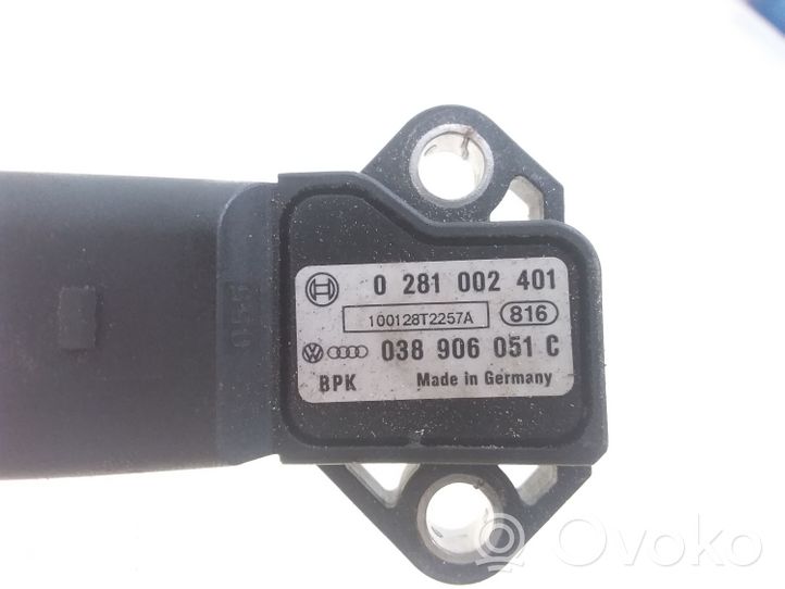 Volkswagen PASSAT B7 Sensore di pressione 0281002401