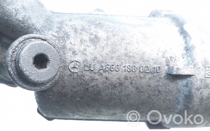 Mercedes-Benz Vaneo W414 Öljynsuodattimen kannake A6681800065