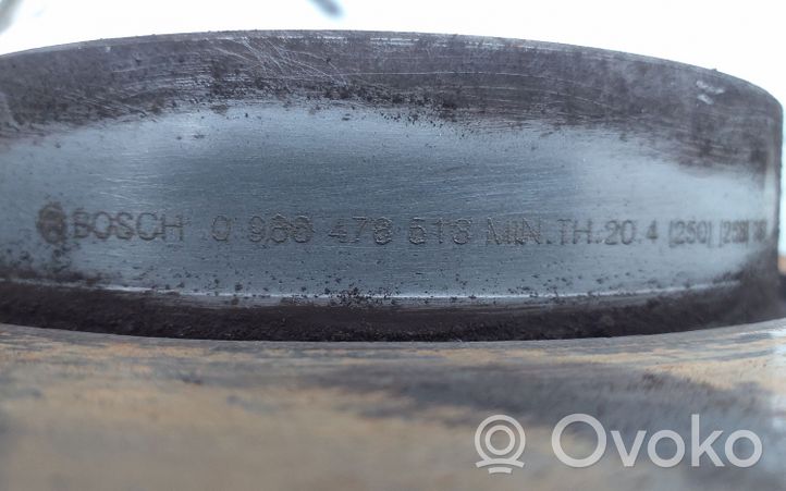 BMW 3 E46 Priekšējais bremžu disks 0986478513