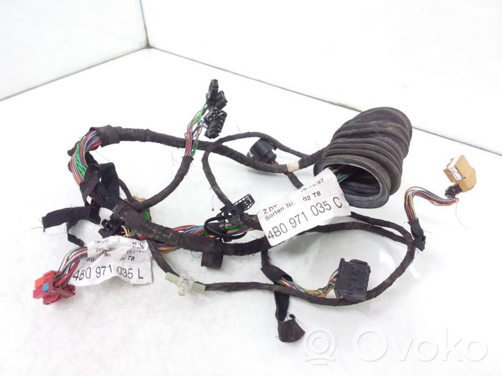 Audi A6 S6 C5 4B Cablaggio porta anteriore 4B0971035C