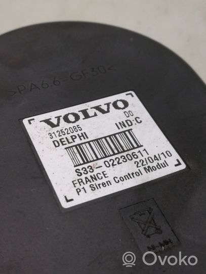 Volvo V50 Alarmes antivol sirène 31252085