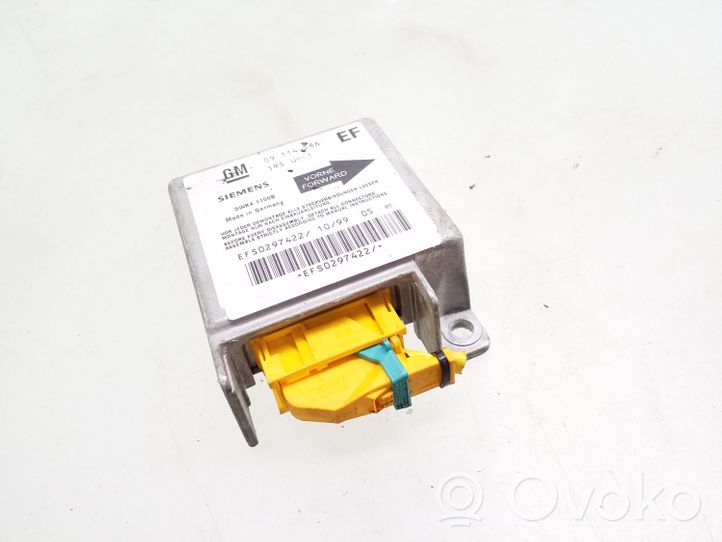 Opel Tigra A Turvatyynyn ohjainlaite/moduuli 09114586
