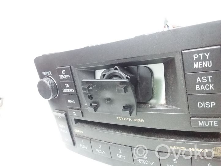 Toyota Avensis T250 Radio/CD/DVD/GPS-pääyksikkö 8612005110