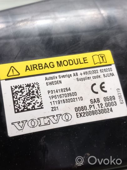 Volvo V60 Poduszka powietrzna Airbag fotela P31418254