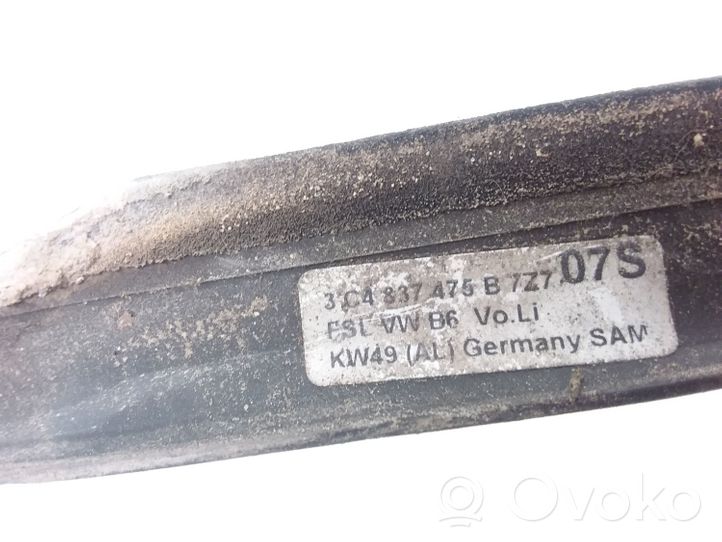 Volkswagen PASSAT B6 Moulures des vitres de la porte avant 3C4837475B