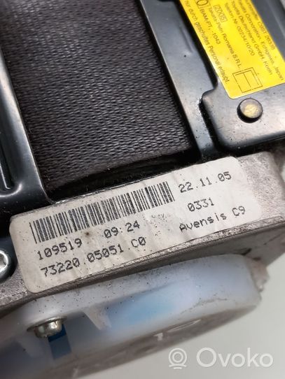 Toyota Avensis T250 Ceinture de sécurité avant 7322005051