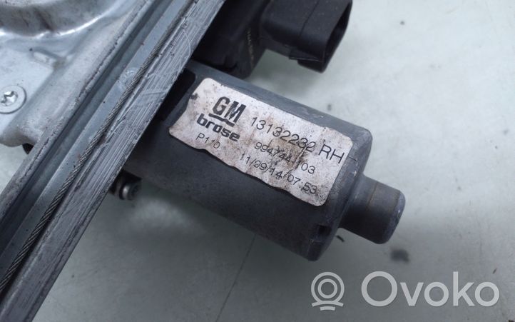 Opel Zafira B Elektryczny podnośnik szyby drzwi tylnych 13132232