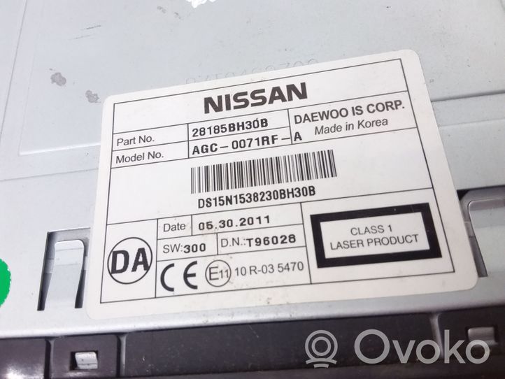 Nissan NV200 Radio/CD/DVD/GPS-pääyksikkö 28185BH30B