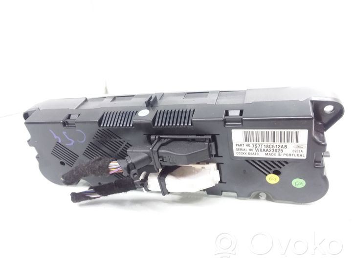 Ford S-MAX Climate control unit 7S7T18C612AB