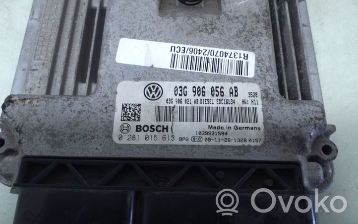 Volkswagen Caddy Variklio valdymo blokas 03G906056AB