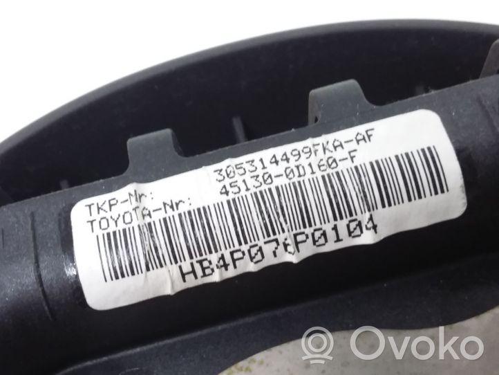 Toyota Yaris Vairo oro pagalvė 451300D160