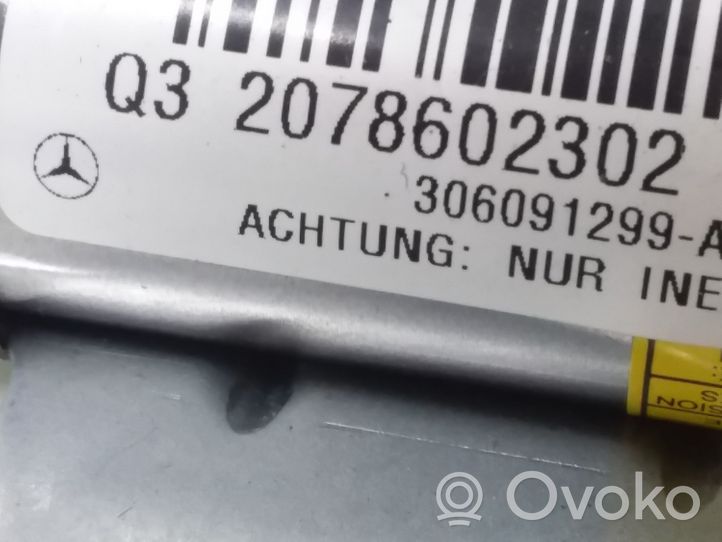 Mercedes-Benz E A207 Priekinių durų oro pagalvė 2078602302