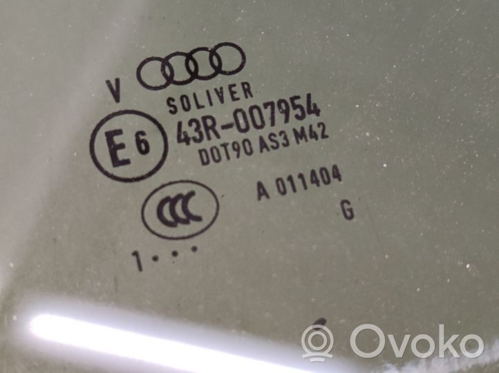 Audi A6 S6 C7 4G Vetro del finestrino della portiera posteriore AS3