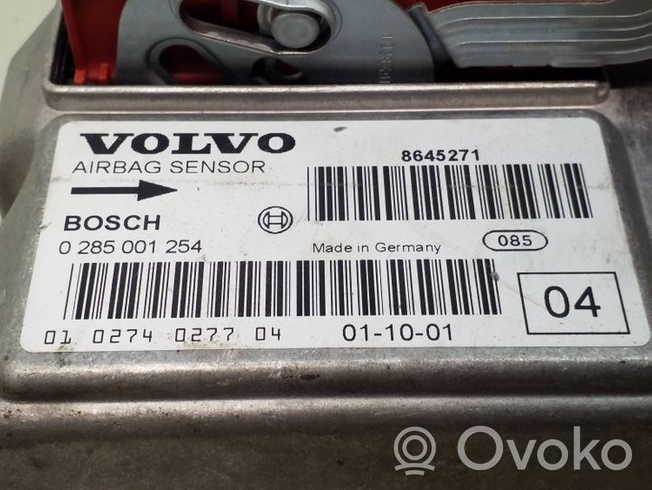 Volvo S60 Gaisa spilvenu vadības bloks 0285001254