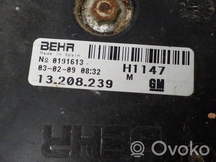 Opel Corsa C Elektryczny wentylator chłodnicy 13208398