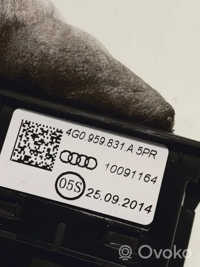 Audi A4 S4 B8 8K Bouton interrupteur ouverture du coffre 4g0959831a