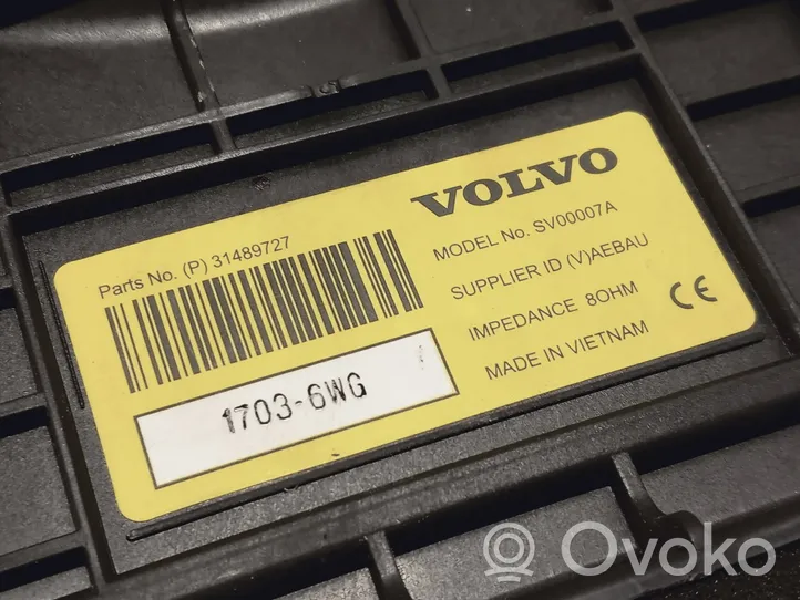Volvo S90, V90 Subwoofer-bassokaiutin 31489727