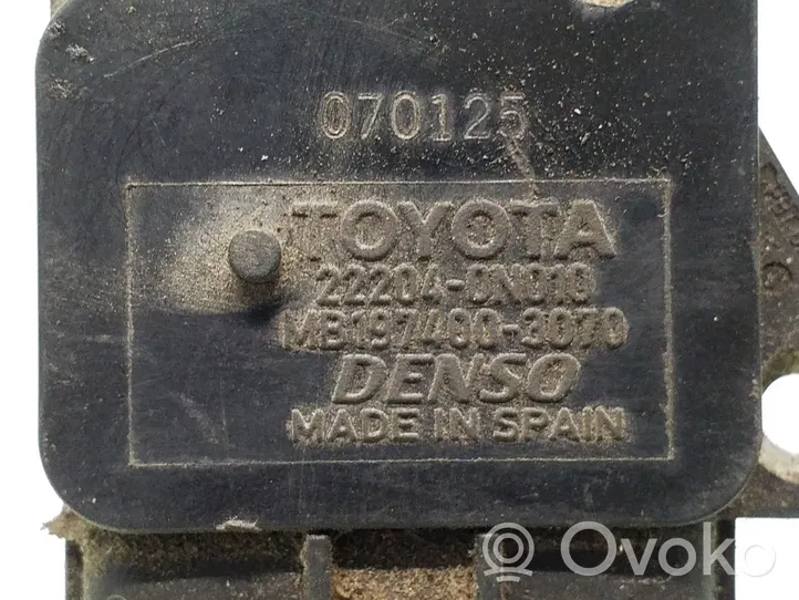 Toyota Auris 150 Ilmamassan virtausanturi 222040N010