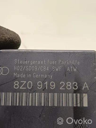 Audi A4 S4 B6 8E 8H Pysäköintitutkan (PCD) ohjainlaite/moduuli 8Z0919283A