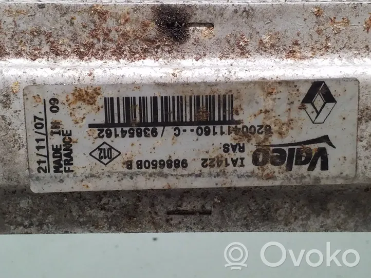 Opel Vivaro Välijäähdyttimen jäähdytin 988650B