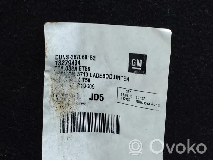 Opel Insignia A Tappeto di rivestimento del fondo del bagagliaio/baule 13279434