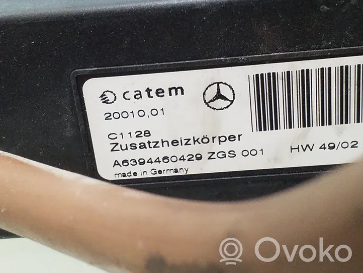 Mercedes-Benz Vito Viano W639 Scambiatore elettrico riscaldamento abitacolo A6394460429