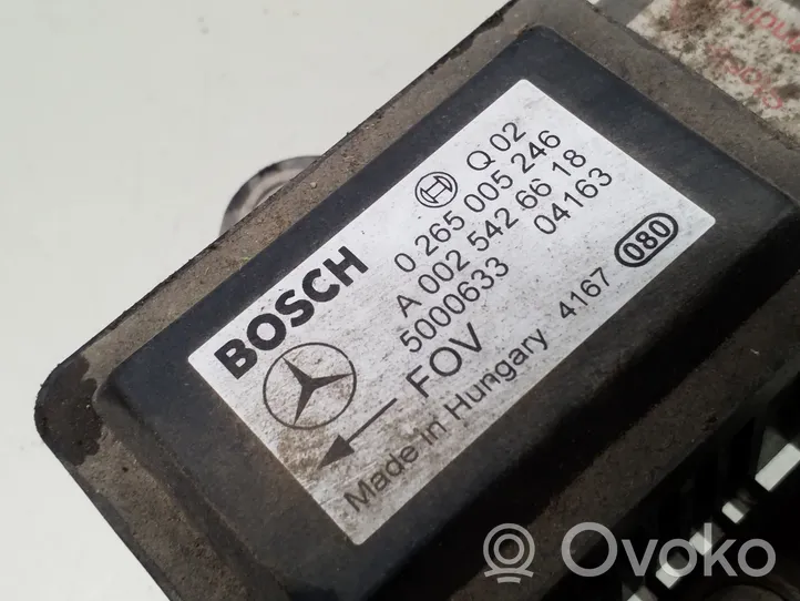 Mercedes-Benz Vito Viano W639 Sensore di imbardata accelerazione ESP 0265005246