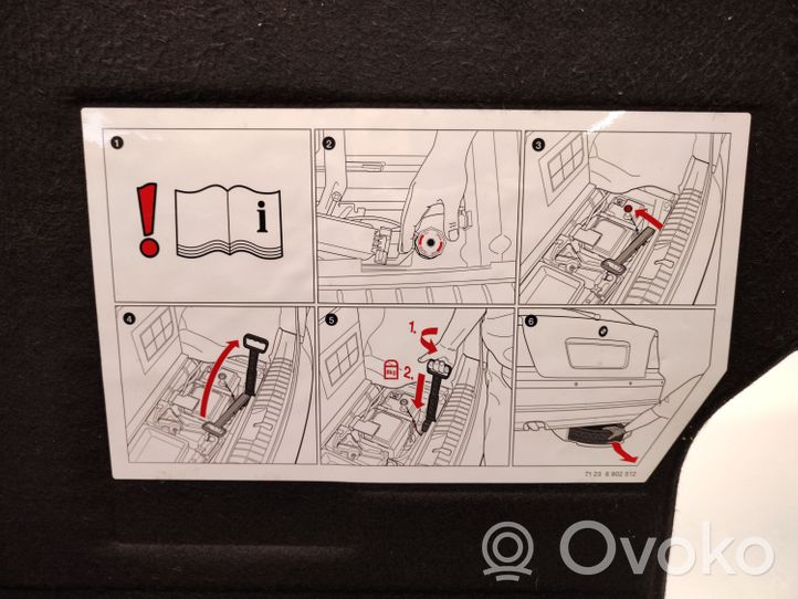 BMW 3 E46 Bagažinės grindys 71236902512