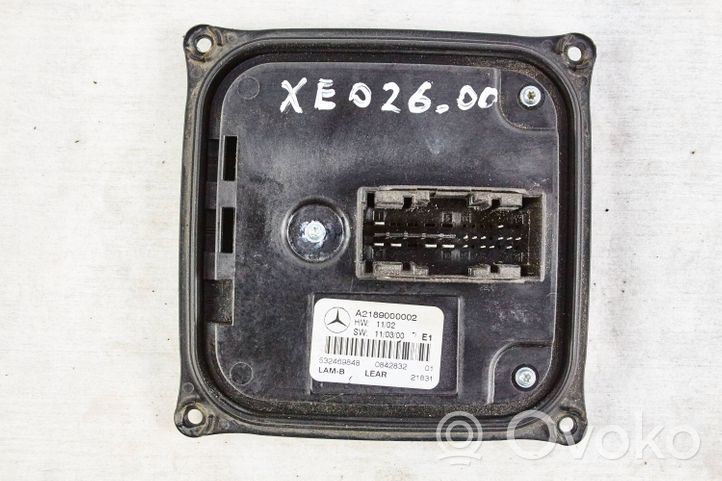 Mercedes-Benz B W246 W242 Module de ballast de phare Xenon A2189000002