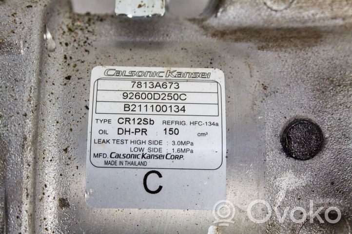 Mitsubishi L200 Kompresor / Sprężarka klimatyzacji A/C 7813A673