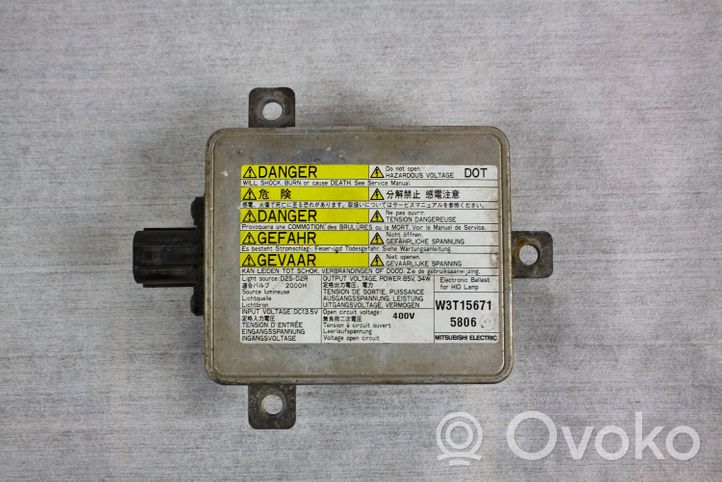 Mazda 3 I Module de ballast de phare Xenon W3T15671