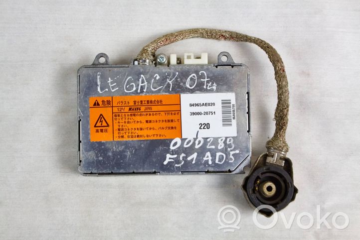 Subaru Legacy Module de ballast de phare Xenon 3900020751