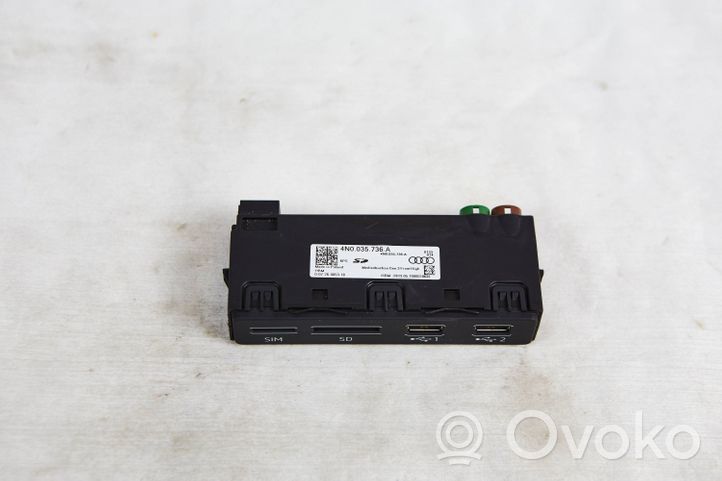 Audi A6 S6 C8 4K USB-pistokeliitin 4N0035736A