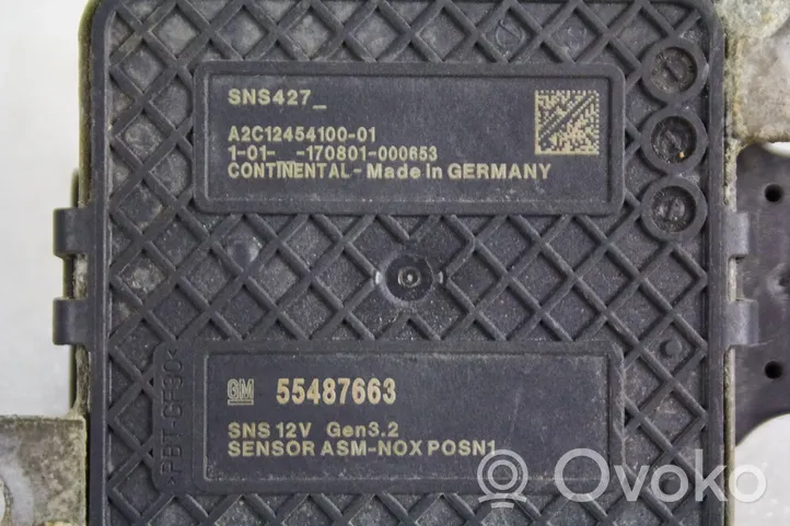 Opel Insignia B Sensore della sonda Lambda 55487663