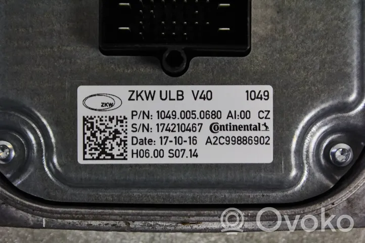 Volvo V40 Cross country Module de ballast de phare Xenon A2C99886902