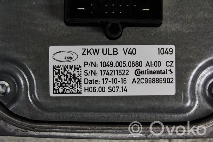 Volvo V40 Cross country Modulo di zavorra faro Xenon A2C99886902