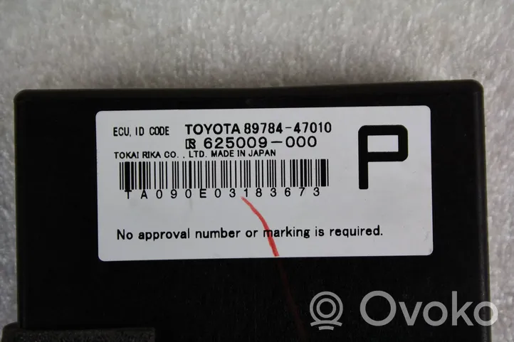 Toyota Prius (XW30) Ajonestolaitteen ohjainlaite/moduuli 8978447010