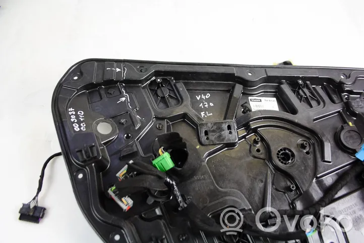 Volvo V40 Regulador de puerta delantera con motor 31276215