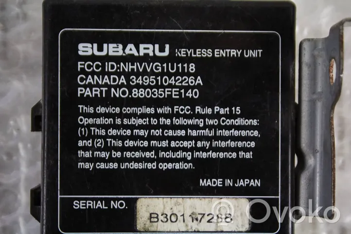 Subaru Impreza II Autres unités de commande / modules 88035fe140