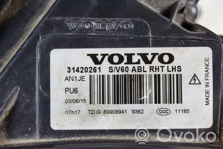 Volvo S60 Etu-/Ajovalo 31420261